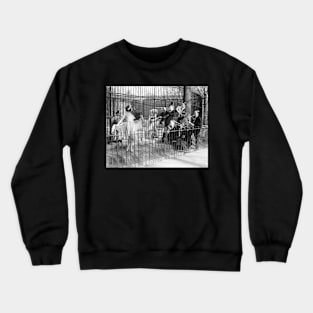 Jazz Band Entertaining Polar Bears, 1925. Vintage Photo Crewneck Sweatshirt